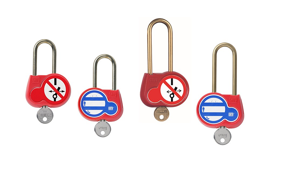 Cadenas de consi rouge H50 Ø6 mm Clé 111